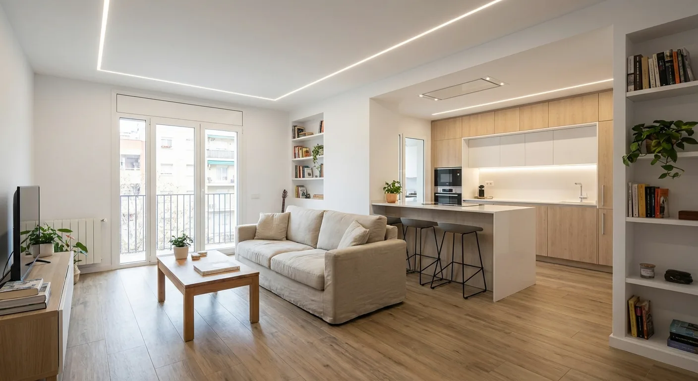 Reforma integral de vivienda en Aravaca - AXIS Reformas Vivienda reformada con acabados premium en Aravaca